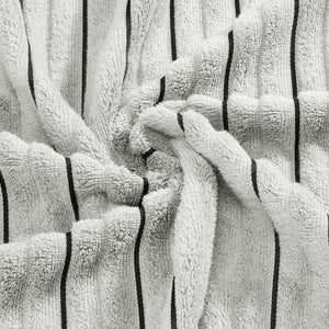 White/Ash - White 100% Cotton Bath Towel - Exotica By Spaces