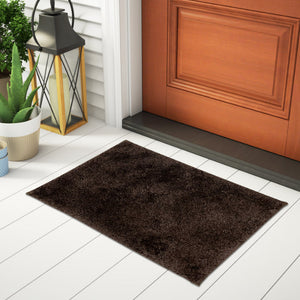 Luxury Cushlon Drylon Foot Mats Small - Dark Brown