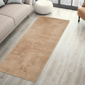 Plush Feel Tan Drylon  Runner - Luxury Cushlon By Spaces