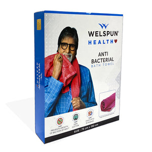 Welspun Anti Bacterial 100% Cotton Bath Towel