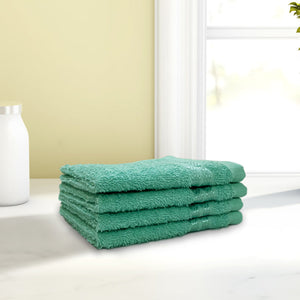 Welspun Anti Bacterial 100% Cotton Face Towel Set (4 Pcs)