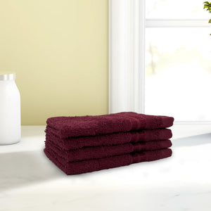 Welspun Anti Bacterial 100% Cotton Face Towel Set (4 Pcs)