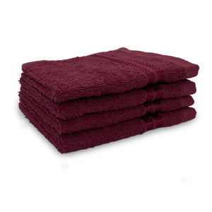 Welspun Anti Bacterial 100% Cotton Face Towel Set (4 Pcs)
