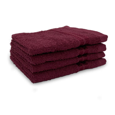 Welspun Anti Bacterial 100% Cotton Face Towel Set (4 Pcs)