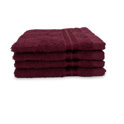 Welspun Anti Bacterial 100% Cotton Face Towel Set (4 Pcs)