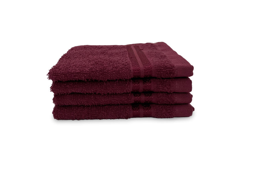 Welspun Anti Bacterial 100% Cotton Face Towel Set (4 Pcs)