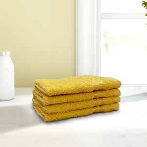 Welspun Anti Bacterial 100% Cotton Face Towel Set (4 Pcs)