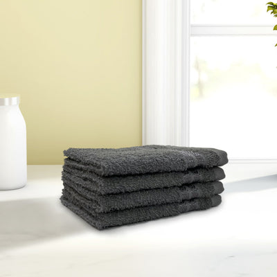 Welspun Anti Bacterial 100% Cotton Face Towel Set (4 Pcs)
