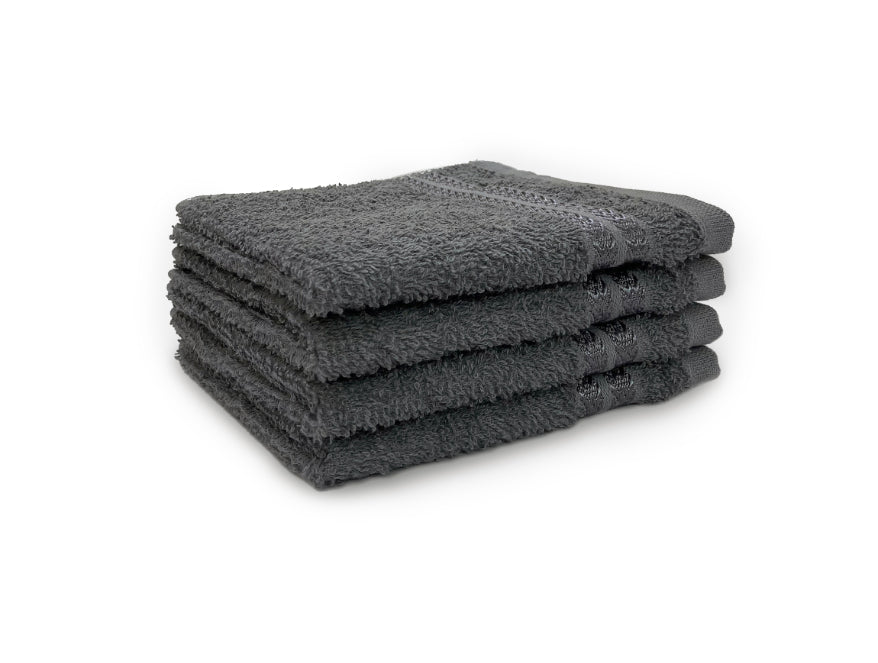Welspun Anti Bacterial 100% Cotton Face Towel Set (4 Pcs)