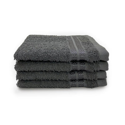 Welspun Anti Bacterial 100% Cotton Face Towel Set (4 Pcs)