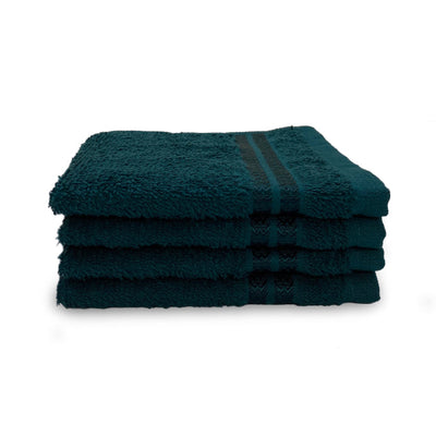 Welspun Anti Bacterial 100% Cotton Face Towel Set (4 Pcs)