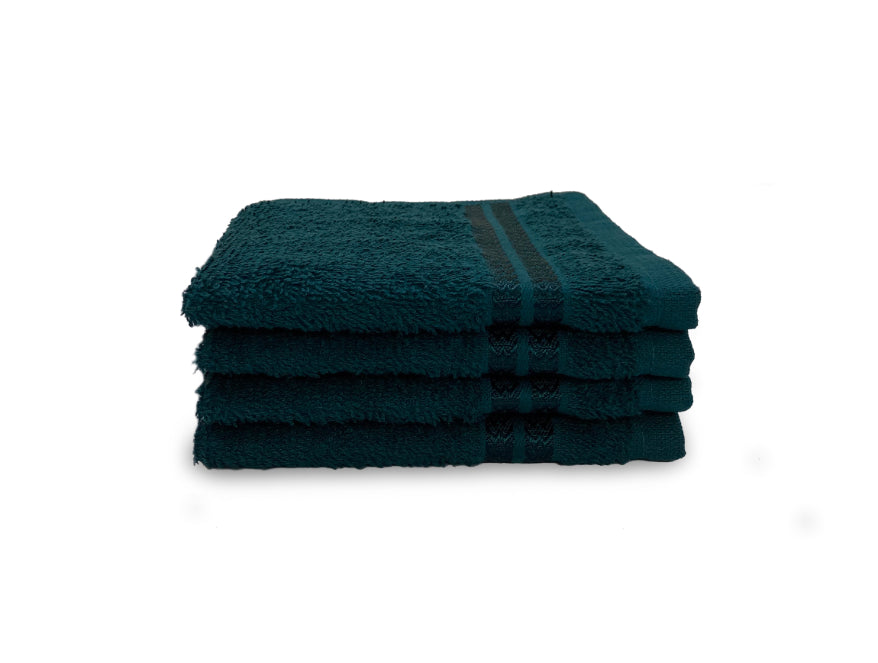 Welspun Anti Bacterial 100% Cotton Face Towel Set (4 Pcs)