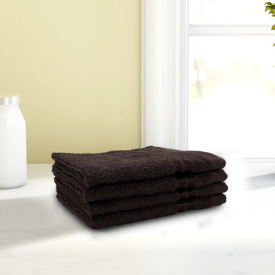 Welspun Anti Bacterial 100% Cotton Face Towel Set (4 Pcs)