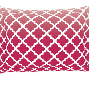 Floral Pink 100% Cotton Double Bedsheet - Atrium By Spaces