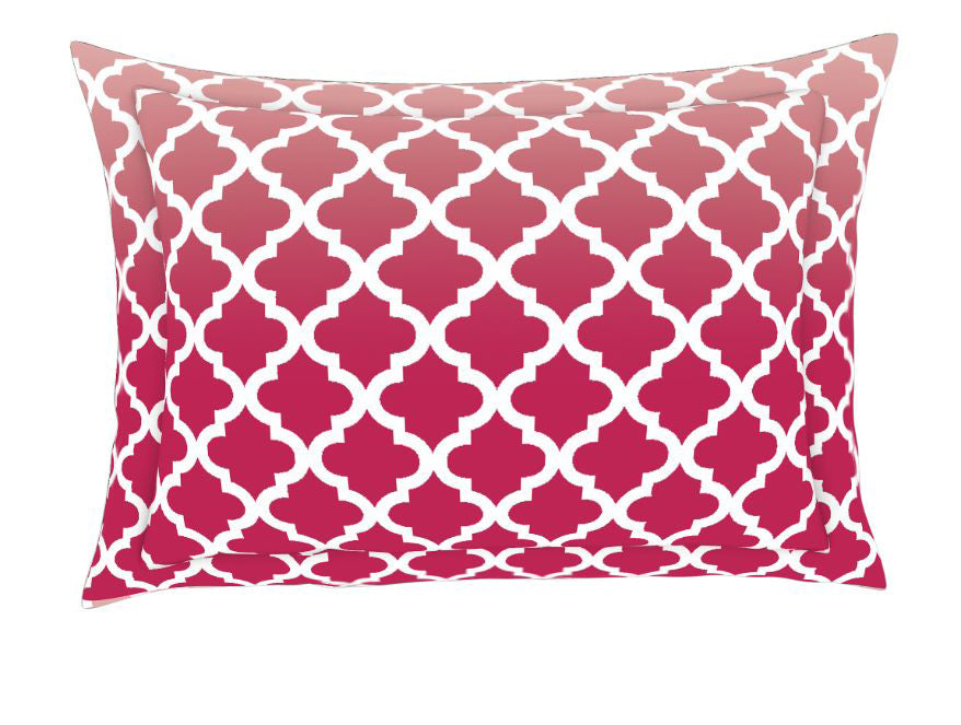 Floral Pink 100% Cotton Double Bedsheet - Atrium By Spaces