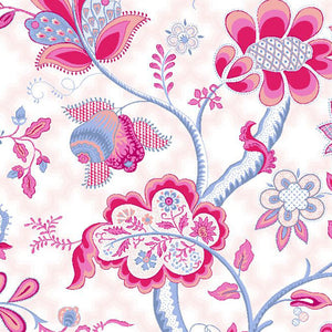Floral Pink 100% Cotton Double Bedsheet - Atrium By Spaces