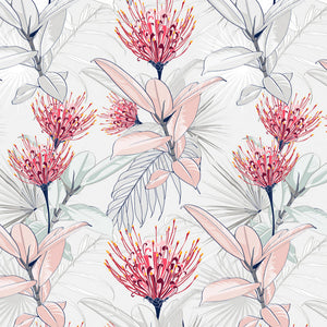 Floral Teaberry - Pink 100% Cotton Shell Double Quilt / AC Comforter - Blockbuster Plus By Spaces