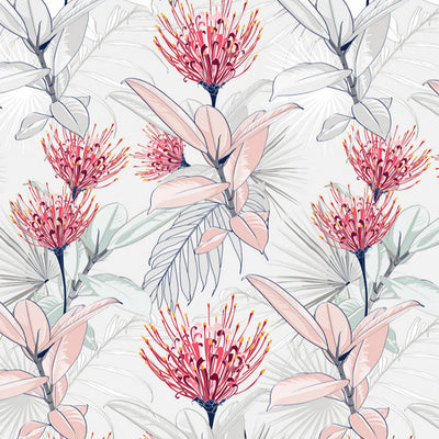 Floral Teaberry - Pink 100% Cotton Shell Double Quilt / AC Comforter - Blockbuster Plus By Spaces