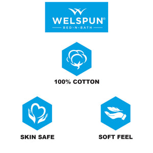 Geometric Buckthorn Brown - Dark Yellow 100% Cotton Double Bedsheet - Seasons Best Premium By Welspun
