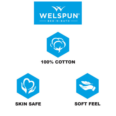 Geometric Buckthorn Brown - Dark Yellow 100% Cotton Double Bedsheet - Seasons Best Premium By Welspun