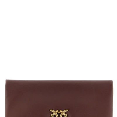 Pinko Medium Love Click Soft Horizontal Clutch Bag