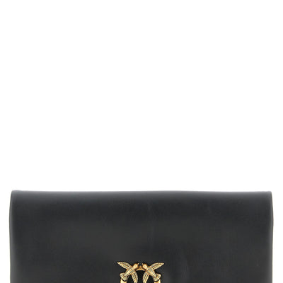 Pinko Medium Love Click Soft Horizontal Clutch Bag
