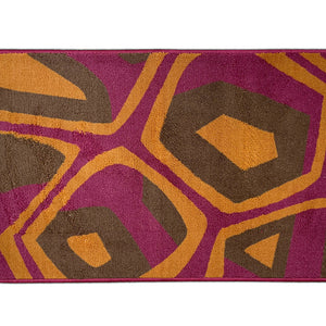 Welspun Ethan Polyester Foot Mats Small-Tortoise Shell