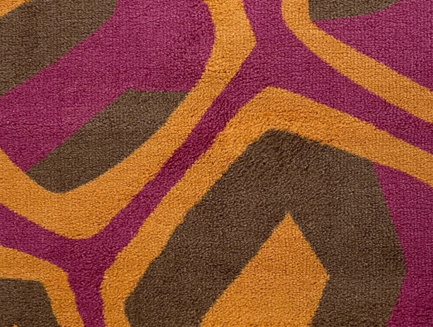 Welspun Ethan Polyester Foot Mats Small-Tortoise Shell