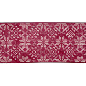 Ethan Polyester Runner - Dark Red