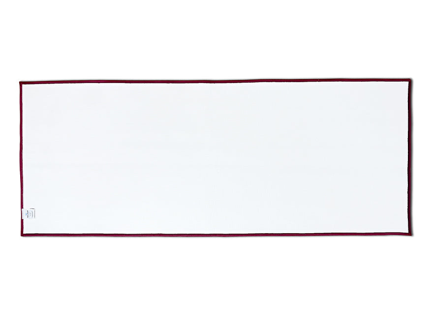 Ethan Polyester Runner - Dark Red