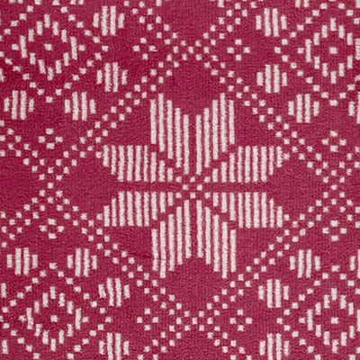 Ethan Polyester Runner - Dark Red