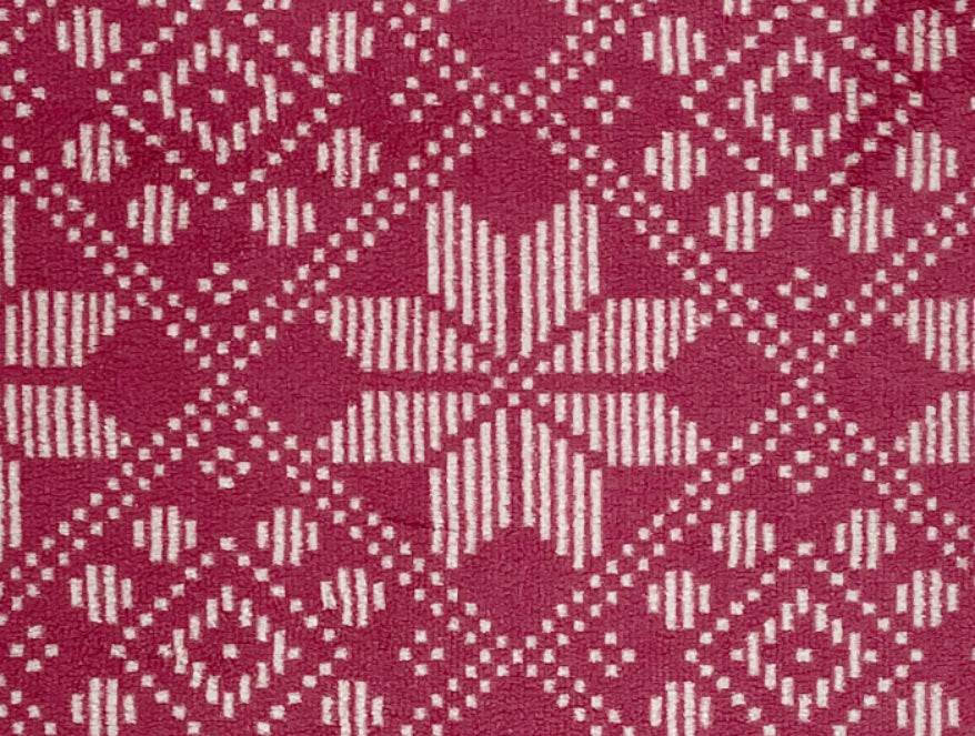 Ethan Polyester Runner - Dark Red