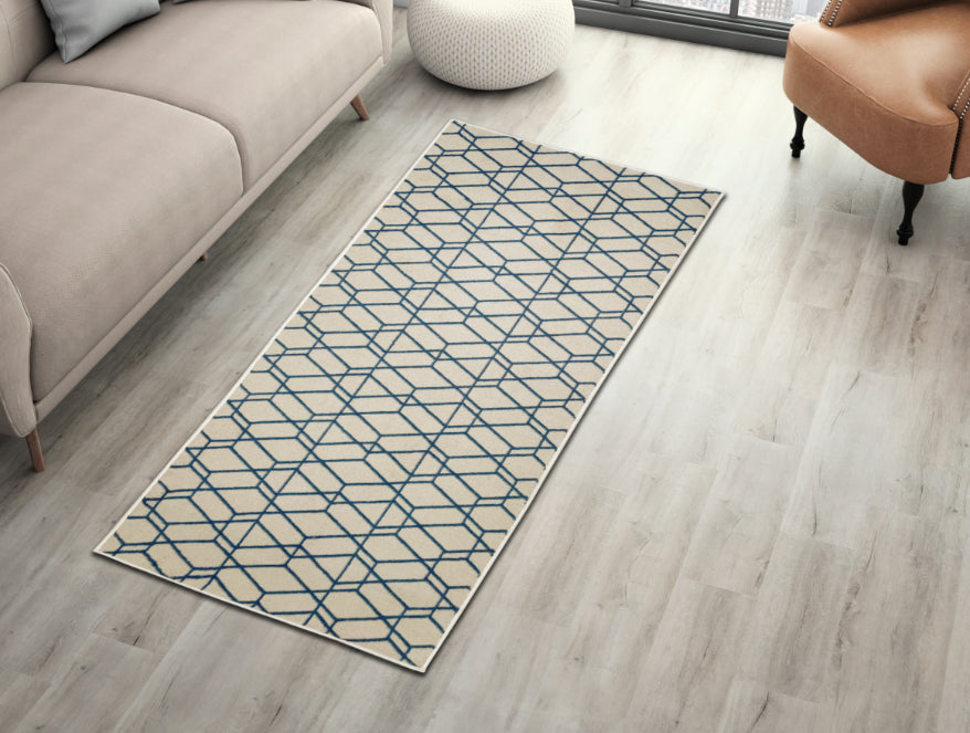 Ethan Polyester Runner-Feather Grey