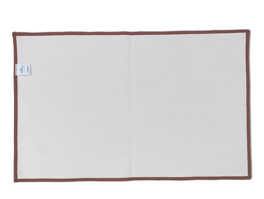 Anti Skid Aztec Drylon Small Bath Mat - Raang By Welspun