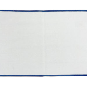 Anti Skid Navy Blue Drylon Large Bath Mat - Raang By Welspun