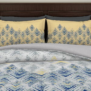 Spaces Geostance 100% Cotton Shell Bed In A Bag-Flint Grey