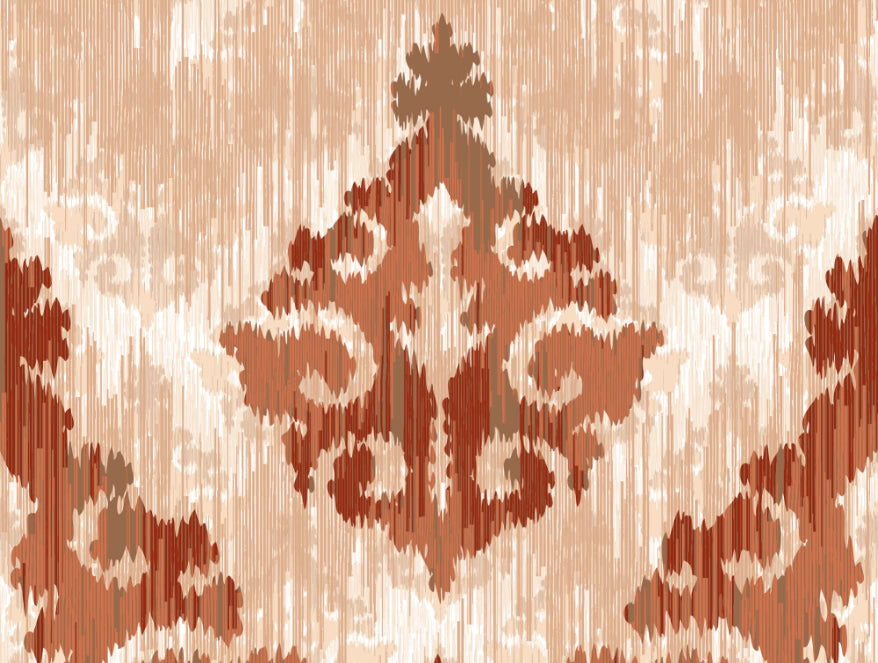 Ornate Wheat - Beige 100% Cotton Shell Double Quilt / AC Comforter - Reagalis By Spaces
