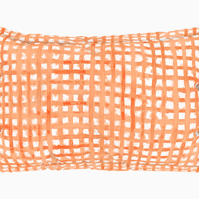 Floral Copper Tan - Dark Orange 100% Cotton Queen Fitted Sheet - Bonica By Spaces