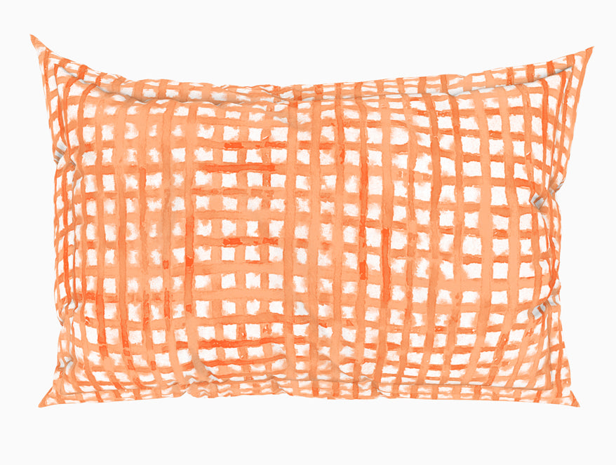 Floral Copper Tan - Dark Orange 100% Cotton Queen Fitted Sheet - Bonica By Spaces