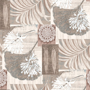 Floral Blue 100% Cotton Shell Double Quilt / AC Comforter - Atrium By Spaces