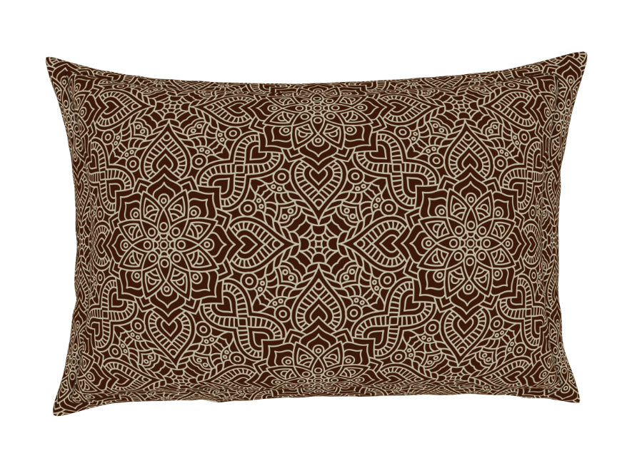 Floral Sea Green - Green 100% Cotton King Fitted Sheet - Atrium Plus Ecom By Spaces