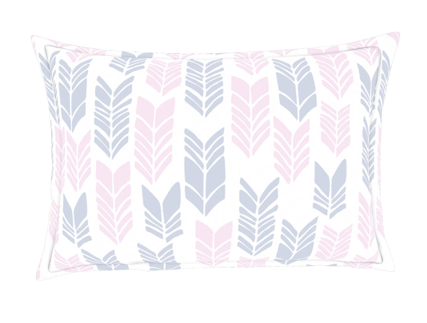 Geometric Pink 100% Cotton King Fitted Sheet - Atrium Plus Ecom By Spaces