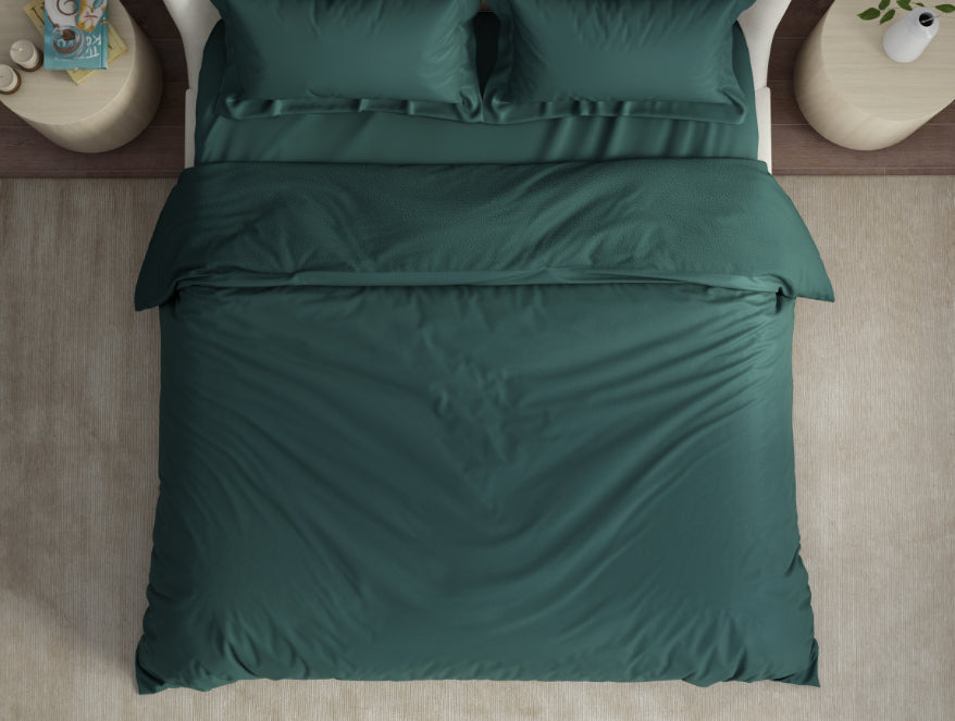 Solid Dark Teal Solid Fleece Blanket - Cushlon By Spaces