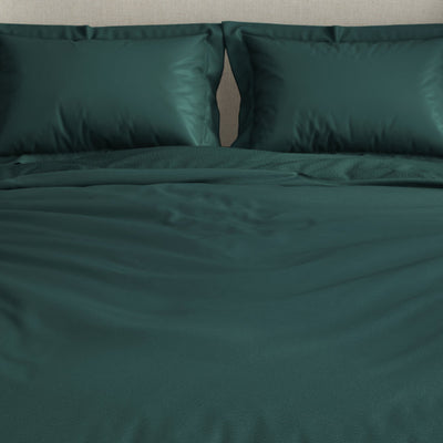 Solid Dark Teal Solid Fleece Blanket - Cushlon By Spaces