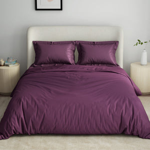 Solid Purple Solid Fleece Blanket - Cushlon By Spaces