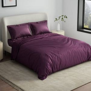 Solid Purple Solid Fleece Blanket - Cushlon By Spaces