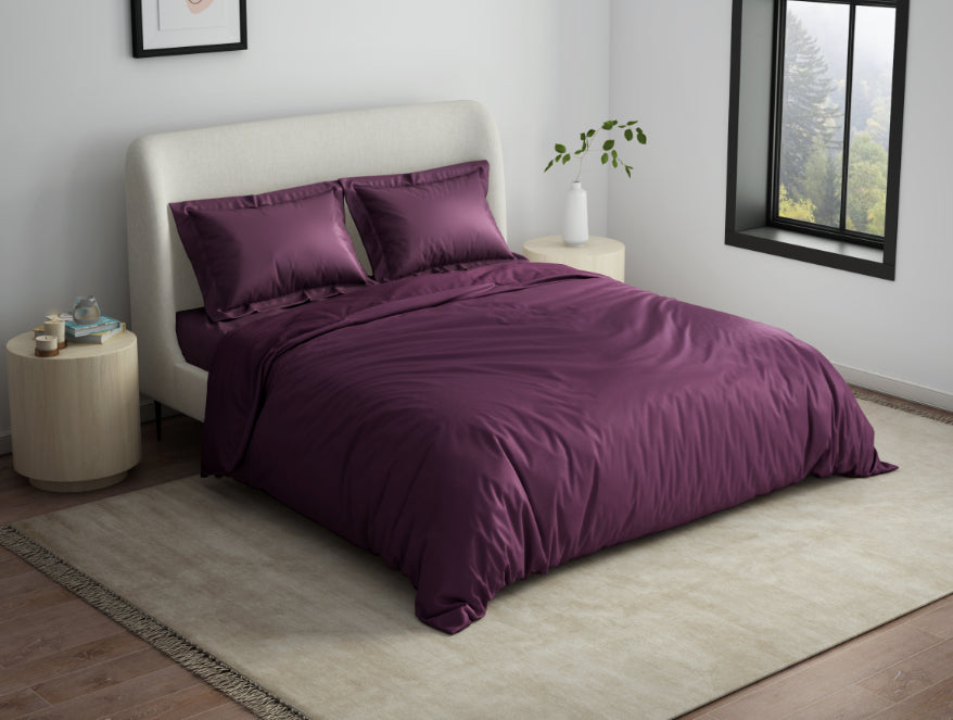 Solid Purple Solid Fleece Blanket - Cushlon By Spaces