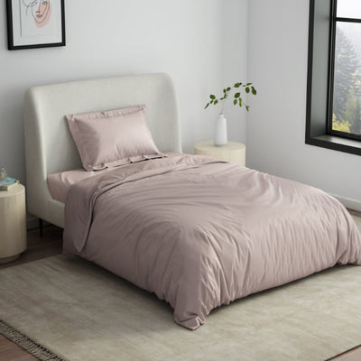 Solid Mauve Solid Fleece Blanket - Cushlon By Spaces