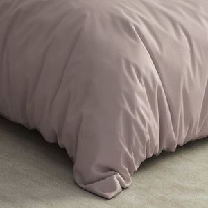 Solid Mauve Solid Fleece Blanket - Cushlon By Spaces