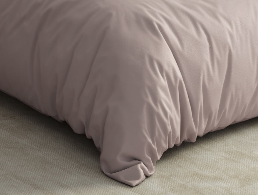Solid Mauve Solid Fleece Blanket - Cushlon By Spaces